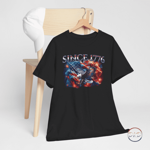 Since 1776 Patriotic Flag Fourth Of July T-Shirt - Image 2