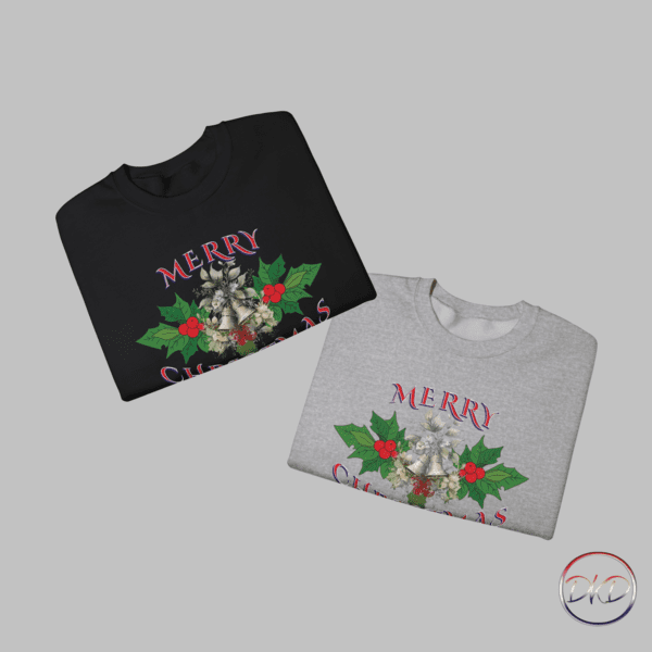 Merry Christmas Holly Sweatshirt - Image 2