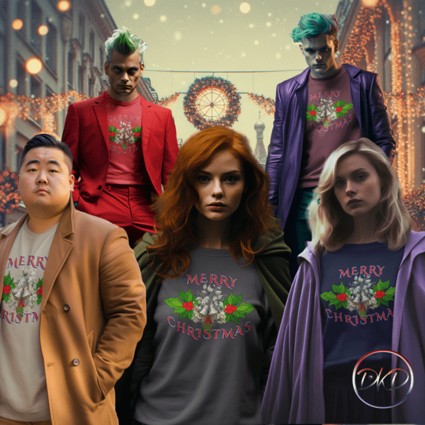 Merry Christmas Holly Sweatshirt - Image 3