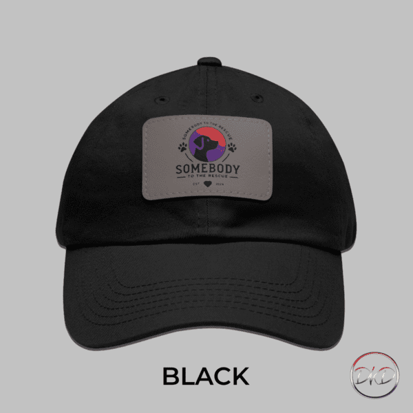 Somebody To The Rescue Hat with Leather Patch Logo - Image 2