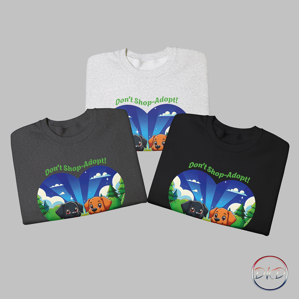 Don't Shop-Adopt Heartwarming Sweatshirt - Image 2