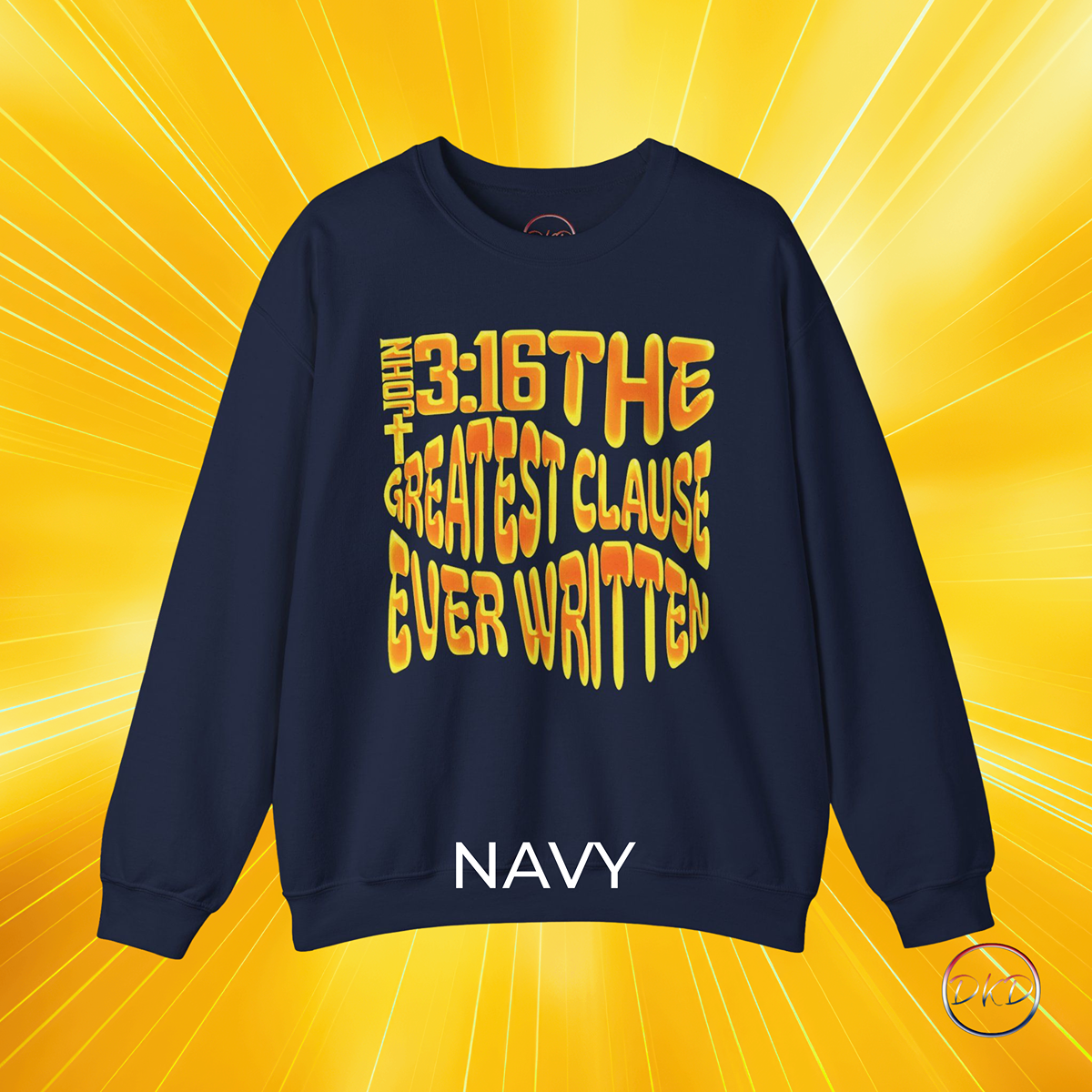 John 3:16 Gradient Unisex Sweatshirt - Image 6