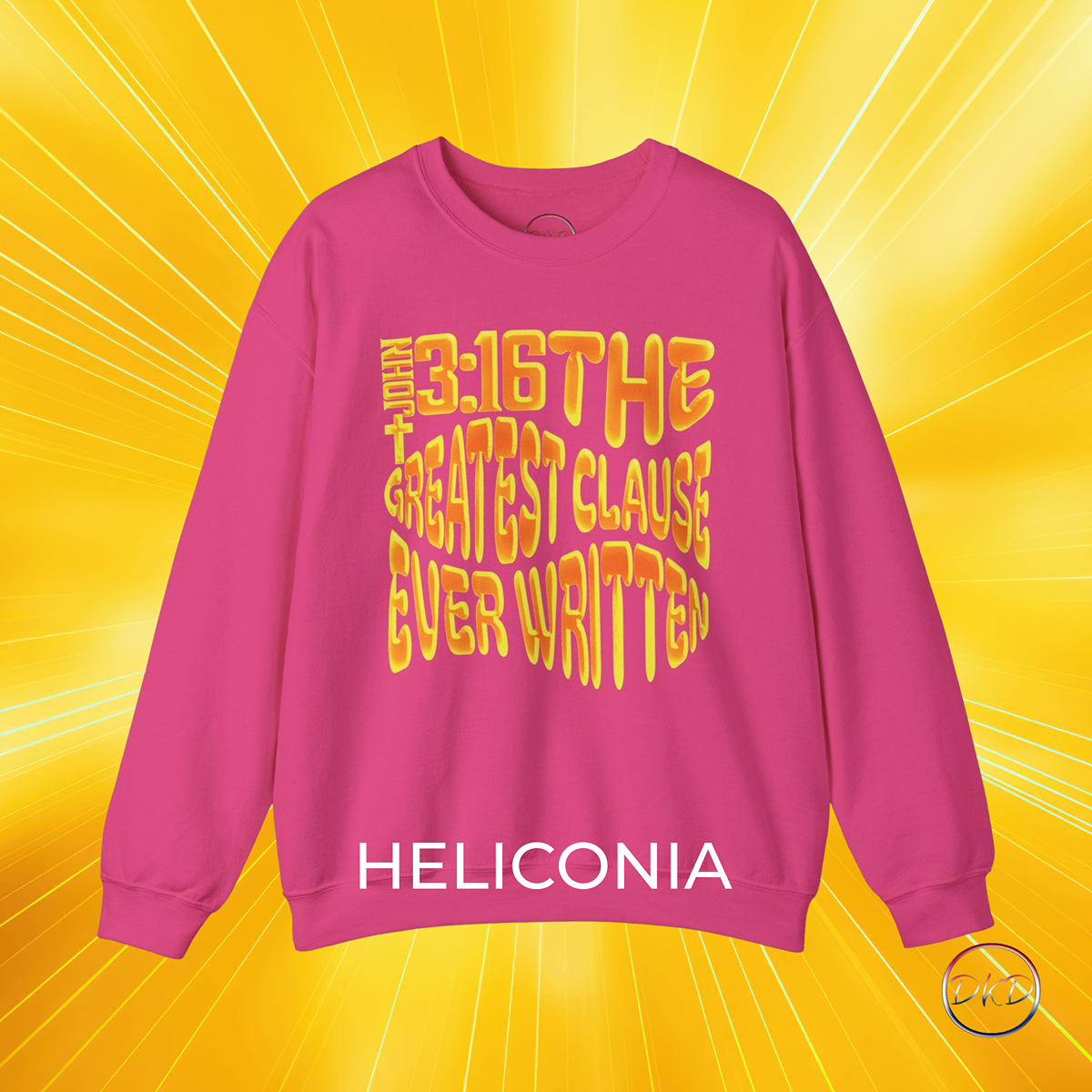John 3:16 Gradient Unisex Sweatshirt - Image 8