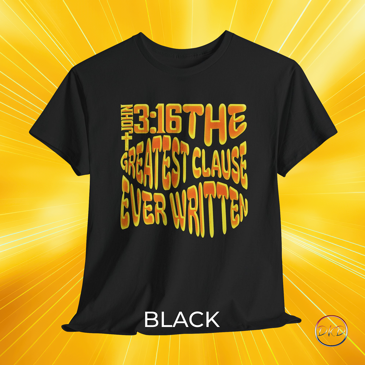 John 3:16 Christian Statement Tee - Image 3