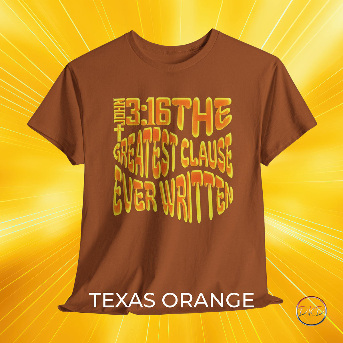 John 3:16 Christian Statement Tee - Image 5