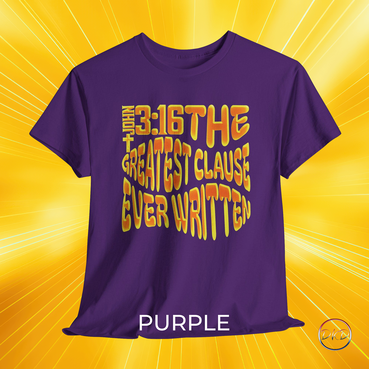 John 3:16 Christian Statement Tee - Image 9