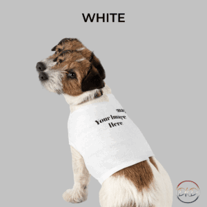 Customize this Pet Tank Top with your own image to create a unique and personalized look for your furry friend. Made from strong and smooth fabric, this tank top is comfortable and elastic, perfect for your pet to wear during walks or outdoor activities. Ideal for pet owners looking to add a special touch to their pet's wardrobe.