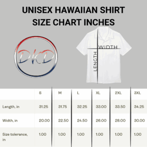 Size Chart inches