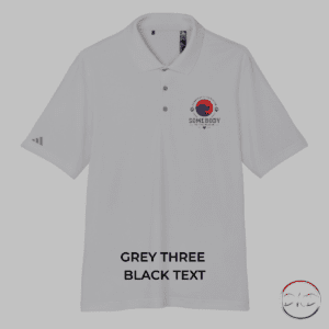 This performance polo brings a quiet, heartfelt touch to everyday wear. An embroidered "Somebody To The Rescue" dog rescue emblem sits on the chest — a subtle badge of care that sparks conversation and connection. Lightweight and breathable, the polo moves easily from morning walks to volunteer shifts at the shelter. The sun-blocking fabric and moisture-wicking finish keep you comfortable during long days outside, while the durable recycled polyester holds up to frequent wear and washes. Choosing this polo means wearing support: each purchase helps provide food, shelter, and medical care for rescued dogs, so your shirt carries both function and meaning. Grey Three with black logo text.