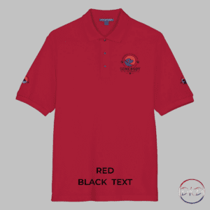 This polo carries a quiet confidence and a big heart. The embroidered "Somebody To The Rescue" motif on the chest and sleeves tells a story of late-night fosters, shelter walks, and joyous reunions — a subtle badge for anyone who shows up for animals. The pique fabric has a soft, structured feel that holds its shape while staying breathable. Wear it to volunteer shifts, casual meetups with fellow rescuers, or when you want to put your values where people can see them. With every purchase supporting rescue efforts, this polo becomes part of the ripple of care you send out into the world. Red with black text.